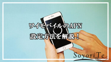 ワイモバイルのAPN設定方法を解説！iPhoneとAndroidの手順紹介